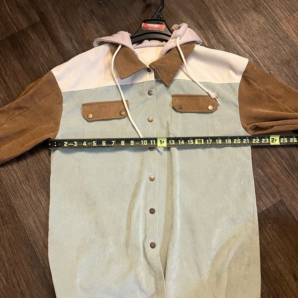 Amazon Women's Green and Brown Utility Jacket - Picture 6 of 6